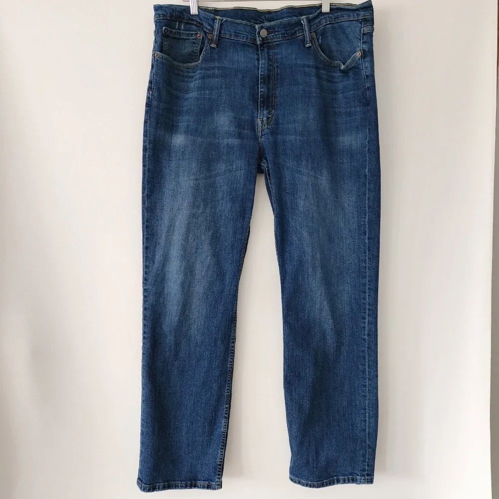 Levi's 514 blue denim jeans straight leg mens size‎ 40x32